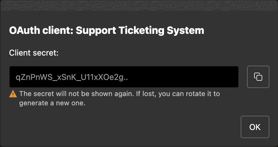 图 14-29 发放用于认证的 OAuth Client：官方捕获图片 1
