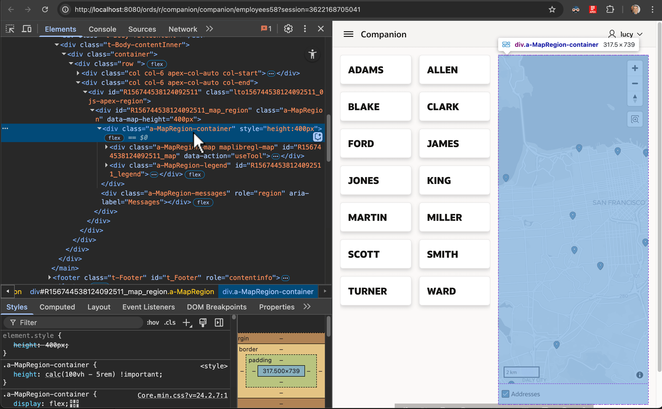 图 15-13 确定 CSS 规则要定位的元素或类